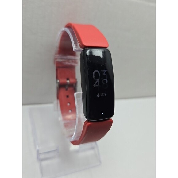 Fitbit Inspire 2 Fitness Tracker Black Heart Rate Monitor Tested W/ Charger - Picture 3 of 12